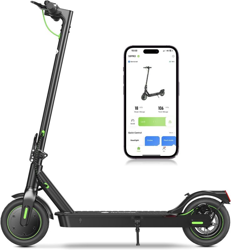 Photo 1 of (READ FULL POST) isinwheel Electric Scooter 18-31 Miles Range,15/18/21MPH Top Speed, 350/500/750W Motor Cruise Control Electric Scooter Adults for Commute Dual Braking System E Scooter for Adult/Youth
