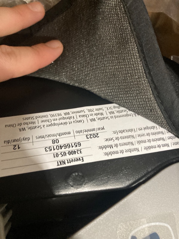 Photo 2 of Diono Everett NXT High Back Booster Car Seat with Rigid Latch, Lightweight Slim Fit Design, 8 Years 1 Booster Seat, Black NEW! Everett NXT Black