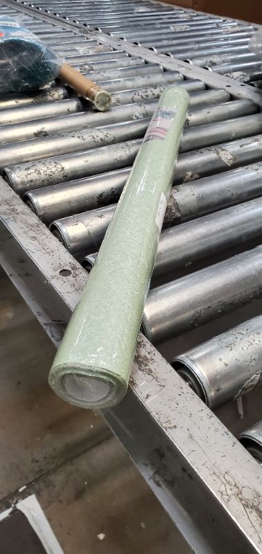 Photo 1 of 23.6" X 196.8" Green Wallpaper Peel and Stick Silk Embossed Self Adhesive Wallpaper Removable Vintage Plant Wallpaper Cabinet Furniture Countertop Shelf Paper 23.6in X 196.8in Light Green