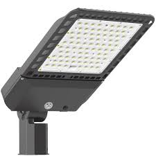 Photo 1 of **UNKNOWN IF FUNCTIONAL UNTESTED**300-Watt 150° Bronze Integrated LED Parking Lot Area Light, Slip Fitter 5000K White 39000 Lumens with Photocell
