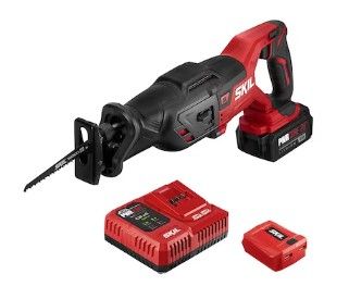 Photo 1 of ***SEE NOTES*** SKIL PWR CORE 20-volt 4-Amp Variable Speed Brushless Cordless Reciprocating Saw (Charger Included and Battery Included)
