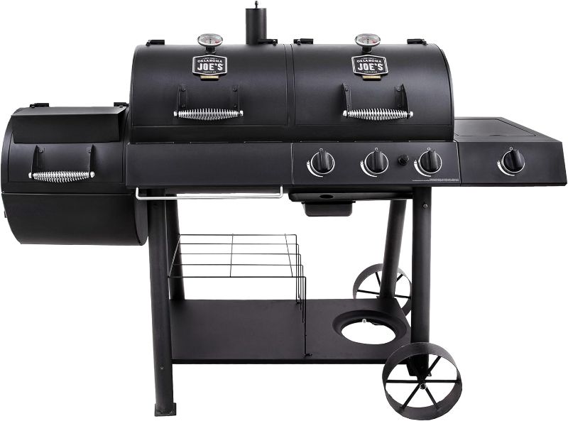 Photo 1 of Char-Broil Oklahoma Joe's Charcoal/LP Gas/Smoker Combo
