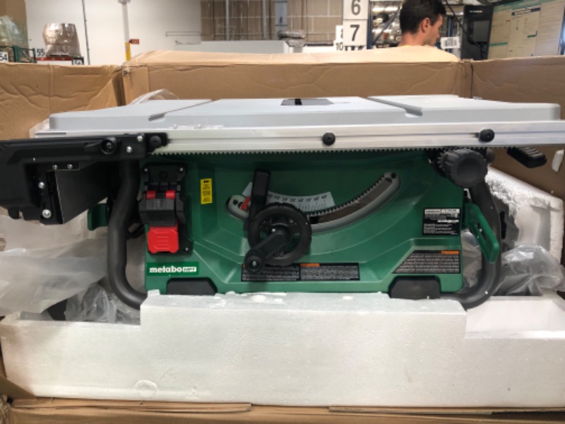 Photo 5 of ***Parts Only***Metabo HPT C10RJSM 15-Amp 10-In. Table Saw with Fold and Roll Stand