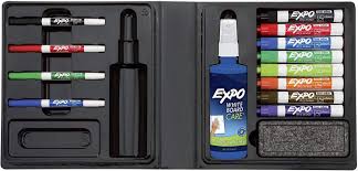 Photo 1 of MISSING SPRAY EXPO 80054 Low-Odor Dry Erase Marker Eraser & Cleaner Chisel/Fine 12/Set
