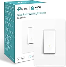 Photo 1 of Kasa Smart Light Switch HS200, Single Pole, Needs Neutral Wire, 2.4GHz Wi-Fi Light Switch Works with Alexa and Google Home, UL Certified, No Hub Required , White, HS200
