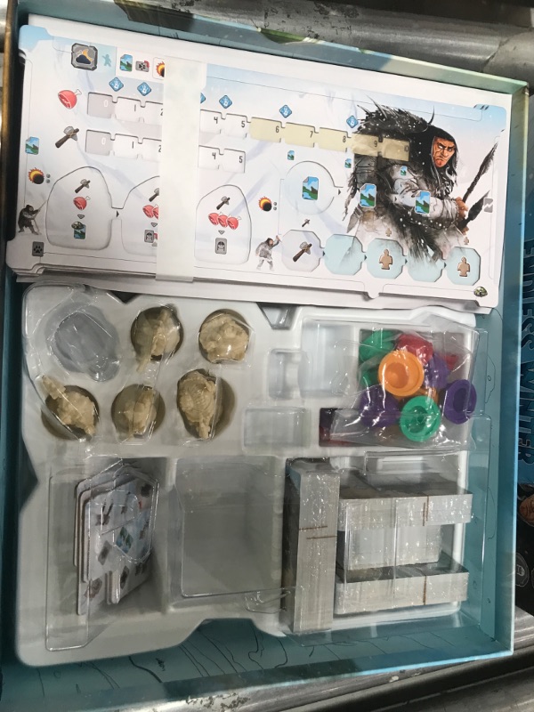 Photo 2 of Endless Winter Paleoamericans Board Game | Prehistoric Territory Building Strategy Game for Adults and Kids | Ages 12+ | 1-4 Players | Average Playtime 60-90 Minutes | Made by Fantasia Games