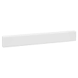 Photo 1 of 18.5 in. W Cultured Marble Vanity Backsplash in White