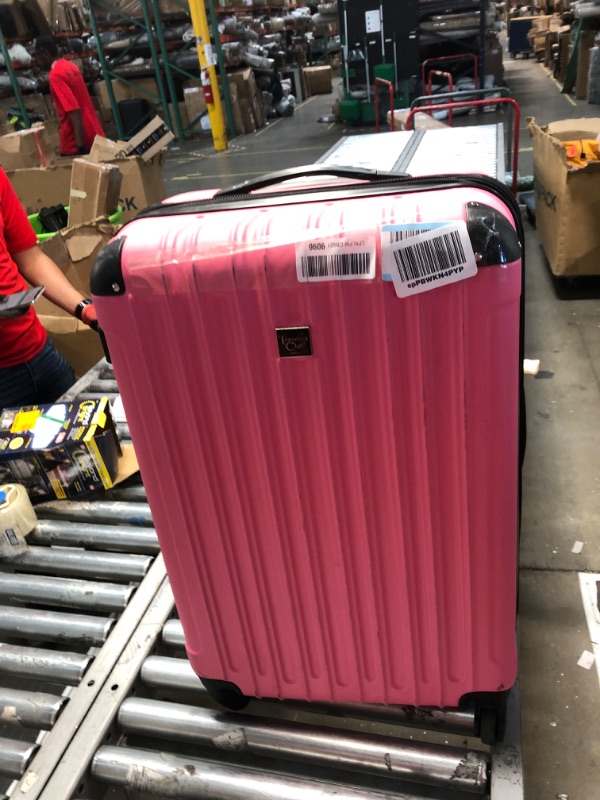 Photo 3 of 2 PEICE SET -Travelers Club Chicago Hardside Expandable Spinner Luggages, Hot Pink, 20" Carry-On
