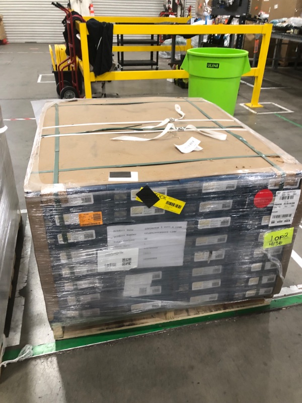 Photo 2 of **PALLET OF 32 CACES**Lifeproof
Lovington Oak 9.4 in. W x 48 in. L Waterproof Hybrid Resilient Flooring (18.8 sqft/case)