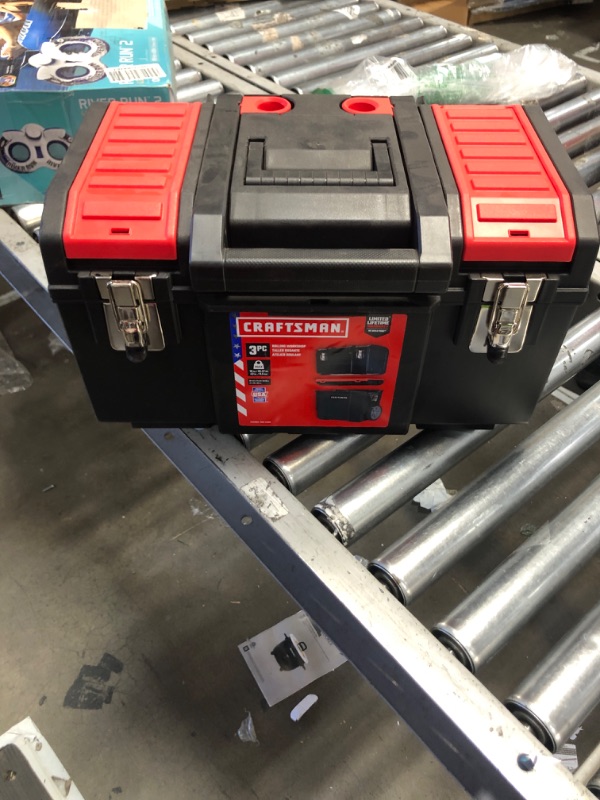Photo 1 of ***SEE NOTES*** Craftsman CMST18614 DIY 19-in Red Plastic Lockable Tool Box
