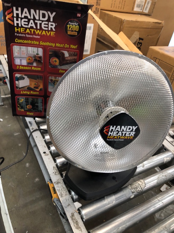 Photo 2 of 
HANDY HEATER
1200-Watt Electric Oscillating Ceramic Parabolic Space Heater