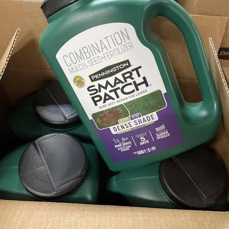 Photo 1 of 4 Pack Pennington Smart Patch Dense Shade Mix Jug 5 Lb Each New
