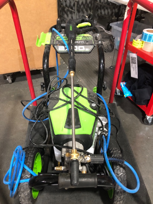 Photo 1 of (see all images) Greenworks Pro 2700 PSI 2.3-Gallons Cold Water Electric Pressure Washer

