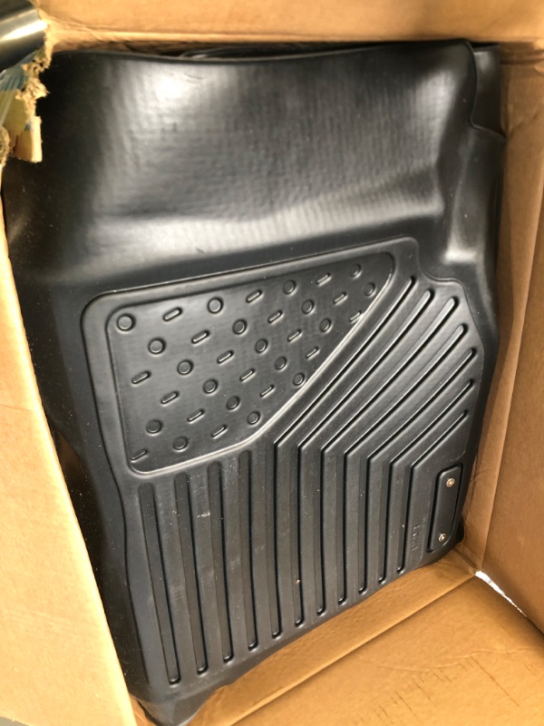 Photo 2 of OEDRO Floor Mats Compatible for 2014-2020 Nissan Rogue, Unique Black TPE All-Weather Guard Includes 1st and 2nd Row: Front, Rear, Full Set Liners (No Rogue Select and Sport Models)