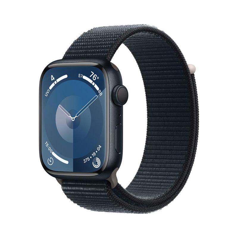 Photo 1 of **FACTORY SEALED***
Apple Watch Series 9 [GPS 41mm] Smartwatch with Midnight Aluminum Case with Midnight Sport Loop. Fitness Tracker, Blood Oxygen & ECG Apps, Always-On Retina Display, Carbon Neutral Midnight Aluminum Case with Midnight Sport Loop 41mm On
