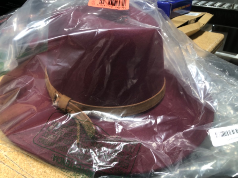 Photo 1 of BURGUNDY HAT 