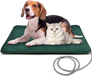 Photo 1 of PETNF Outdoor Pet Heating Pads for Dog,Soft Electric Blanket Auto Temperature Control,Heated Mat for Dog House,Whelping Supply for Pregnant New Born Stray Feral Cat Puppy,Safe