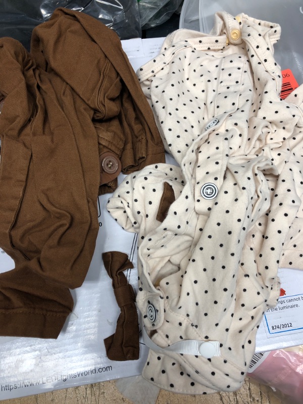 Photo 2 of ***missing hat***
DISAUR Baby Boy Clothes Suits, Gentleman Dress Romper + Beret Hat + Suspender Pants + Bow Tie Outfit Wedding Set 3-24 Months 12-18 Months Beige