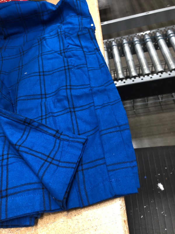 Photo 1 of blue and black size 36 mens pajama pants