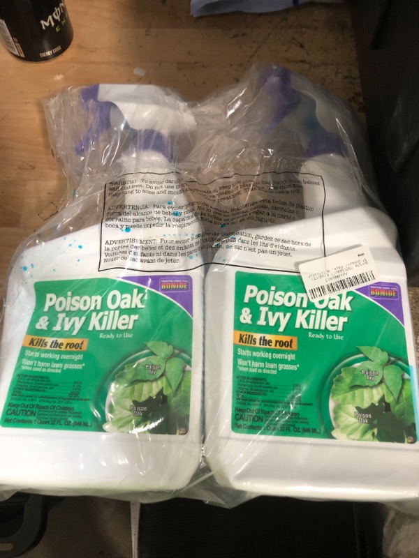 Photo 2 of 2 pc
Bonide Poison Oak & Ivy Killer, 32 oz Ready-to-Use Spray for Home Gardening, Fast-Acting Formula Kills the Roots