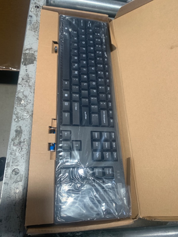 Photo 2 of Lenovo 100 Wireless Keyboard – Spill Resistant Keys – 3-Zone Keyboard – Compact Design – Black Keyboard Only