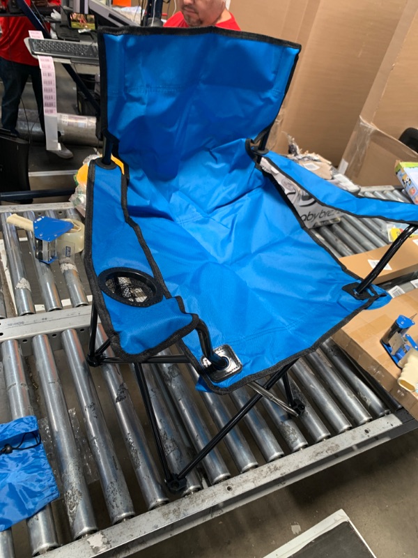 Photo 3 of ***USED - DIRTY - NO PACKAGING***
Damei century Portable Camping Chairs Enjoy The Outdoors with a Versatile Folding Chair, Sports Chair, Outdoor Chair & Lawn Chair, Blue Blue-1