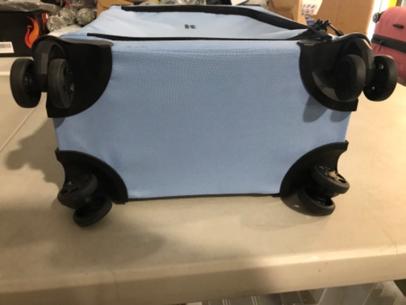Photo 5 of it luggage MaXpace 22" Softside UltraLight Carry-On Spinner, Placid Blue 22" Placid Blue