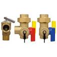 Photo 1 of 3/4 in. EXP Ultra-Compact Tankless Water Heater Service Valve Kit with 2-Lead Free Full Port Brass Ball Valves