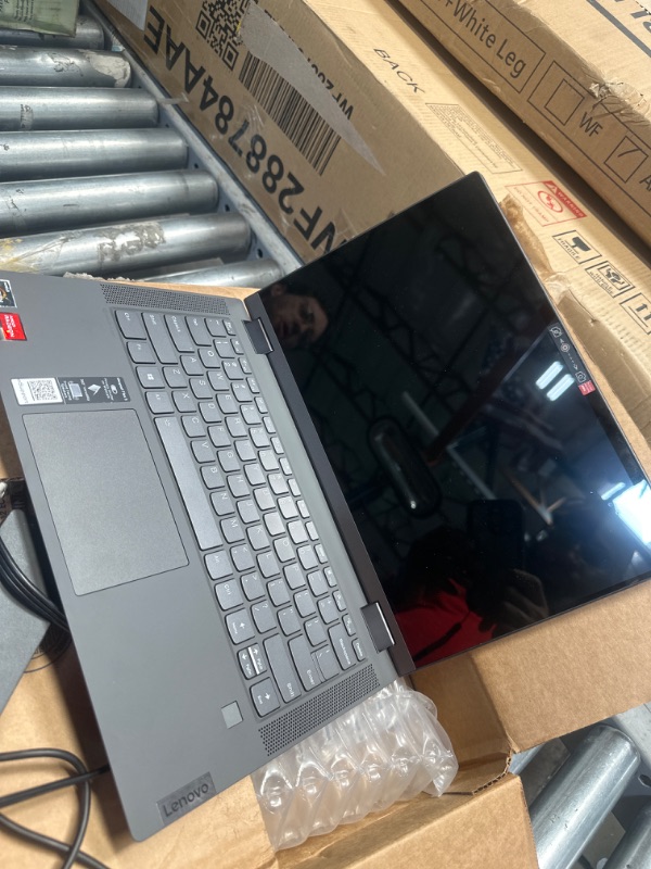 Photo 1 of **SEE NOTES** Lenovo IdeaPad Flex 5-2021 - Touchscreen 2-in-1 Laptop - Windows 11 Home - 14" FHD Display - 16GB Memory - 256GB Storage - AMD Ryzen 5 5500U - black (wont power on)
