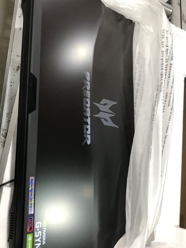 Photo 2 of Acer Predator 27" WQHD 2560 x 1440 IPS Gaming Monitor | NVIDIA G-SYNC | 360Hz | Up to 0.4ms | DisplayHDR600 | DCI-P3 | Delta E<2 | TUV/Eyesafe | Display Port 1.4 & 2 x HDMI 2.0 | XB273U Fbmiiprzx
