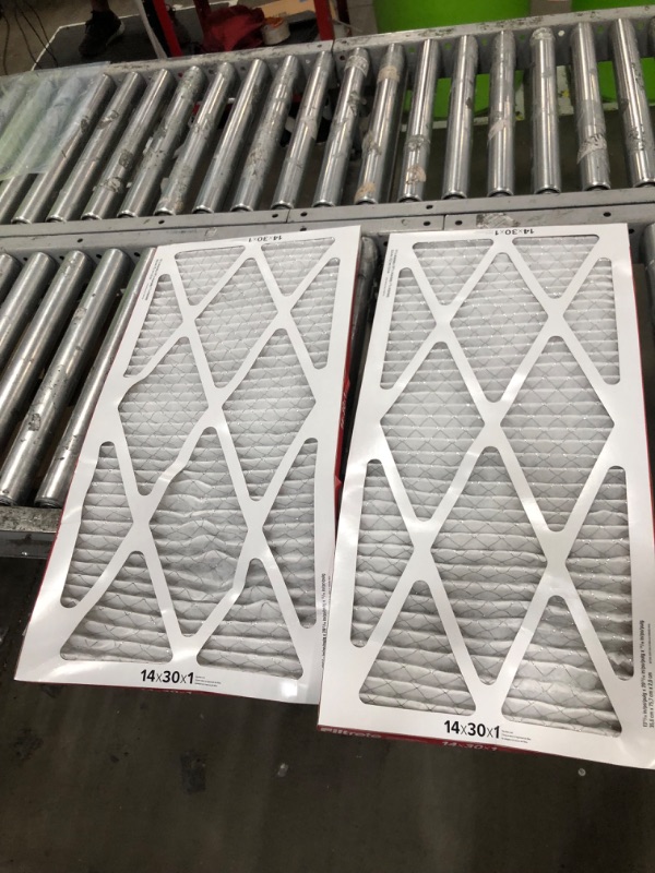 Photo 2 of **SEE PHOTOS**Filtrete 14-in x 30-in x 1-in 1085 MPR Allergen Defense Extra 2-Pack Electrostatic Pleated Air Filter | 1224-2PK