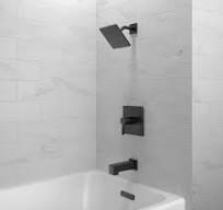 Photo 1 of **SEE NOTES**Origin 21 Veda Matte Black 1-handle Single Function Square Bathtub and Shower Faucet Valve Included
