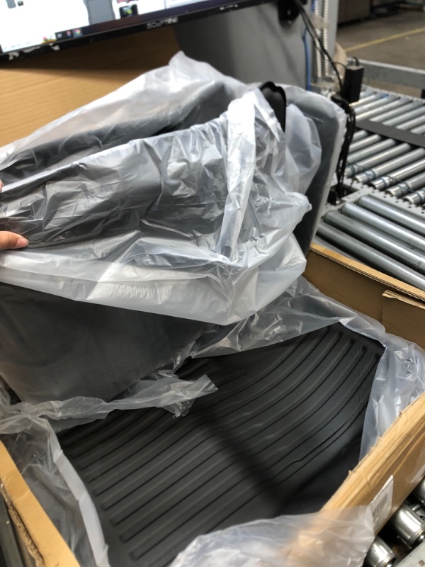 Photo 2 of 2024 New Version Tesla Model 3 Highland Floor Mats Custom Fit All Weather TPE Cargo Liner Cargo Trunk Accessories,Compatible 2021 2022 Tesla Model 3 (2024 Model 3 Full Floor Mat Kit) 2024 Model 3 Full Floor Mats Set