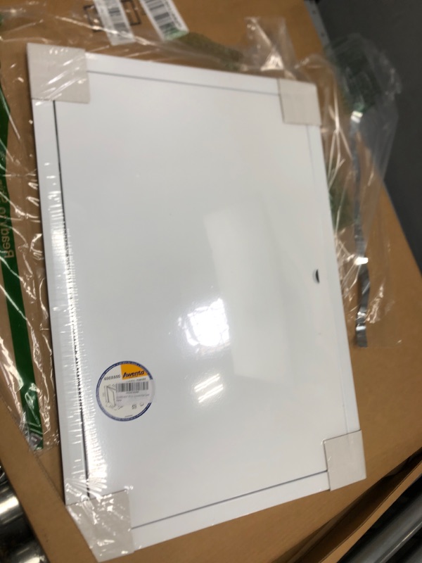 Photo 1 of 16" x 24" White Metal Access Panel. Service Shaft Door Panel. Plumbing, Electricity, Heating, Alarm Wall Access Panel for Drywall. Bathroom Services Access Hole Cover. Metal 16" x 24"