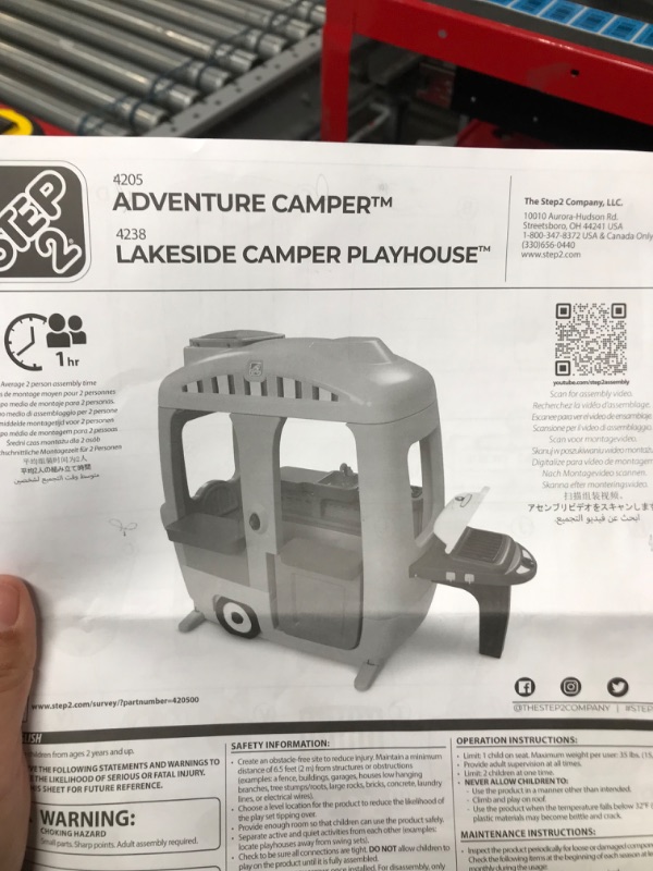 Photo 3 of **Partial Set**See Notes
Step2 Adventure Camper Playhouse – Kids Outdoor Playhouse with Realistic Camper Toy Features for Playing Camping, Food Truck, Restaurant and More