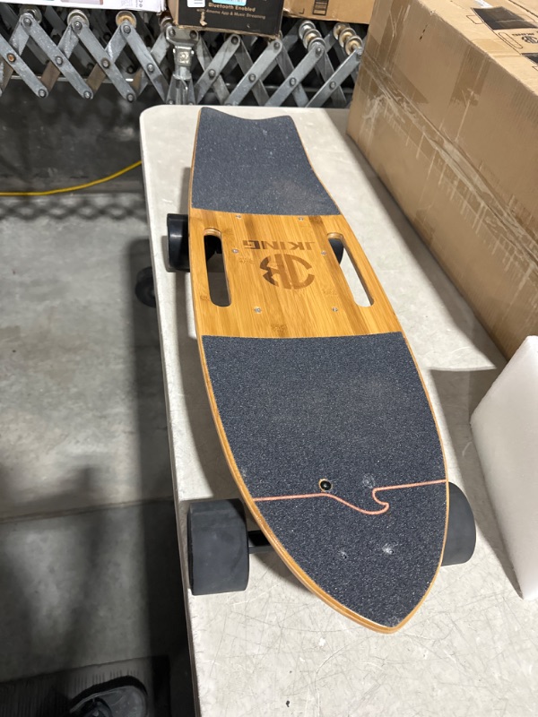 Photo 2 of (PARTS ONLY)Jking Electric Skateboard Electric Longboard with Remote Control Electric Skateboard,700W Hub-Motor ,16.7 MPH Top Speed,8.2 Miles Range,3 Speeds Adjustment,12 Months Warranty