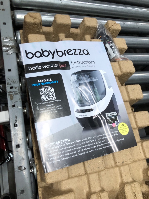 Photo 3 of Baby Brezza Bottle Washer Pro - Baby Bottle Washer, Sterilizer + Dryer - All in One Bottle Cleaner Machine Replaces Tedious Bottle Brushes and Hand Washing