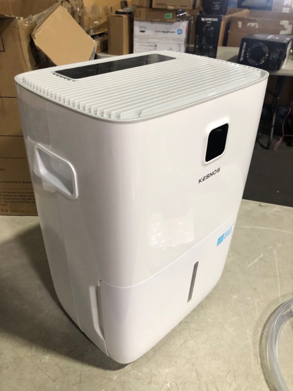 Photo 3 of ***NONREFUNDABLE - NOT FUNCTIONAL - FOR PARTS ONLY - SEE COMMENTS***
Kesnos 80 Pints Home Dehumidifier Most Efficient 2023 Energy Star for Space Up to 5500 Sq. Ft - Dehumidifier with Drain Hose for Basement, Home, Bathroom - Dehumidifier with Front Displa