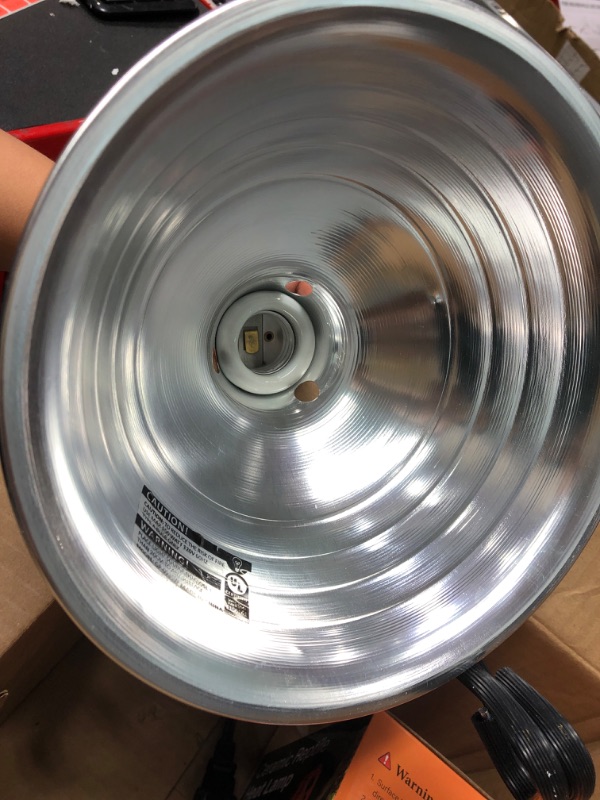 Photo 1 of 8.5" Aluminum Clamp Light - 150 Watt Max - Bulb Not Includ
