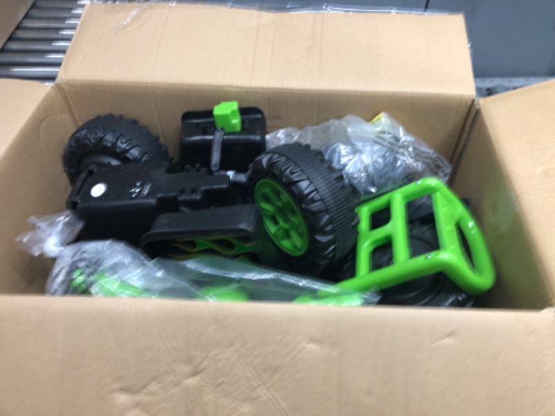 Photo 2 of Monster Jam 6V ATV Quad for Kids - Powerful and Safe Ride-On Toy with Rechargeable Battery - Forward and Reverse Driving - Max Weight Capacity of 55 LBS - Ages 2-3 Years