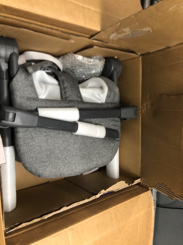 Photo 1 of Baby Delight Bloom Baby Seat | Soothing and Adjustable Baby Chair | Portable and Compact | Charcoal Tweed