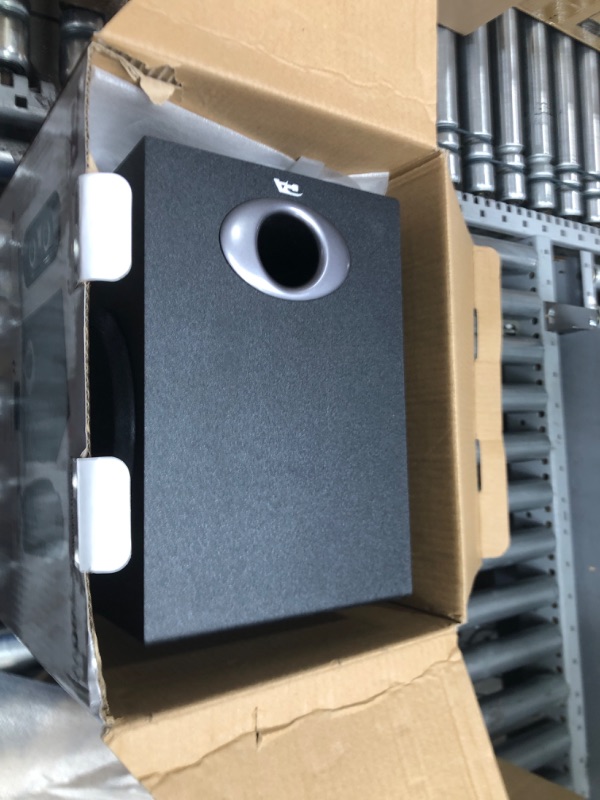 Photo 1 of Cyber Acoustics 2.1 Speaker Sound System with Subwoofer for PC, Stereo, Tablet, Smartphone and Gaming Systems - 80W Peak Power (CA-3810)