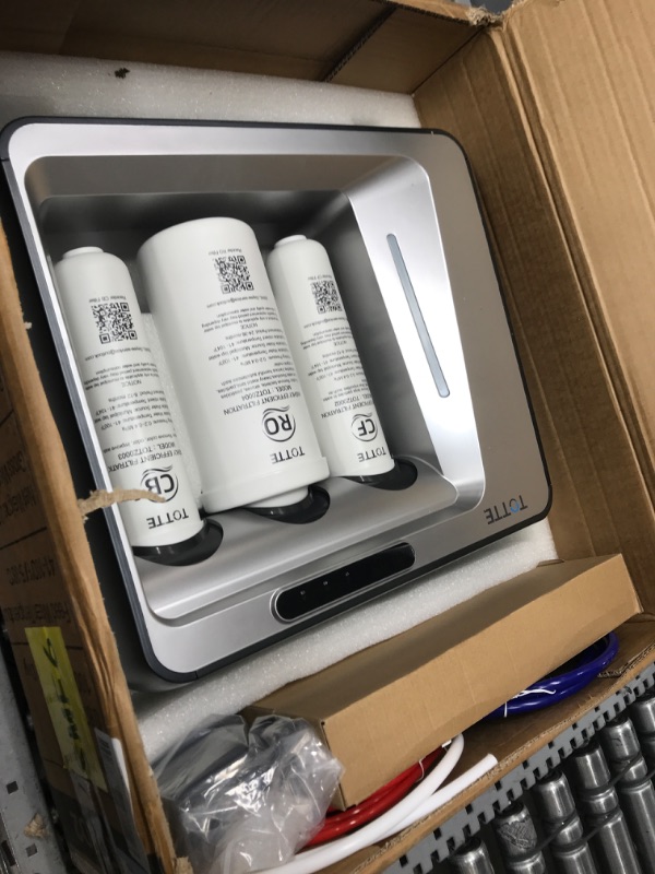 Photo 1 of TOTTE Tankless Reverse Osmosis System Ankless Ro Under Sink Water Filter NSF/ANSI 58 Standard 600gdp, 7-Stage High-Efficiency Water Filtration Reduce PFAS Reduce TDS 2:1pure to Drain Under Sink Water Filter Under Sink Water Filter