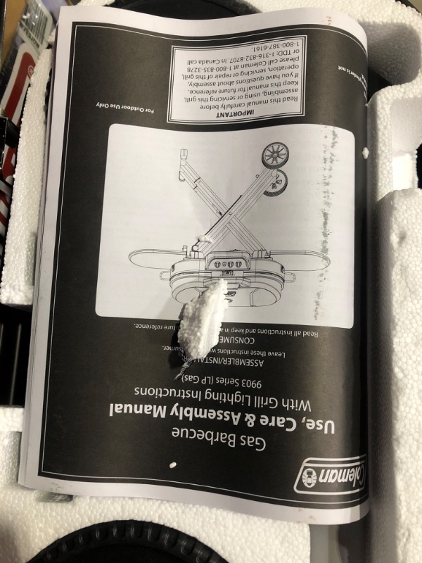 Photo 6 of ***MISSING LEGS - SEE COMMENTS***
Coleman RoadTrip 285 Portable Stand-Up Propane Grill, Gas Grill with 3 Adjustable Burners & Instastart Push-Button Ignition; Great for Camping, Tailgating, BBQ, Parties, Backyard, Patio & More