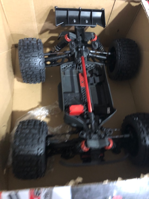 Photo 3 of **NONREFUNDABLE**FOR PARTS OR REPAIR**SEE NOTES**
ARRMA RC Truck 1/10 Outcast 4X4 4S V2 BLX Stunt Truck RTR (Batteries and Charger Not Included) Blue, ARA4410V2T2
