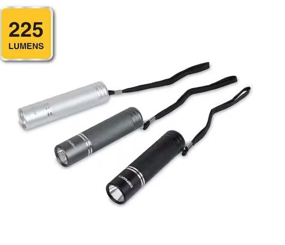 Photo 1 of 225 Lumens Aluminum Flashlight (3-Pack)
