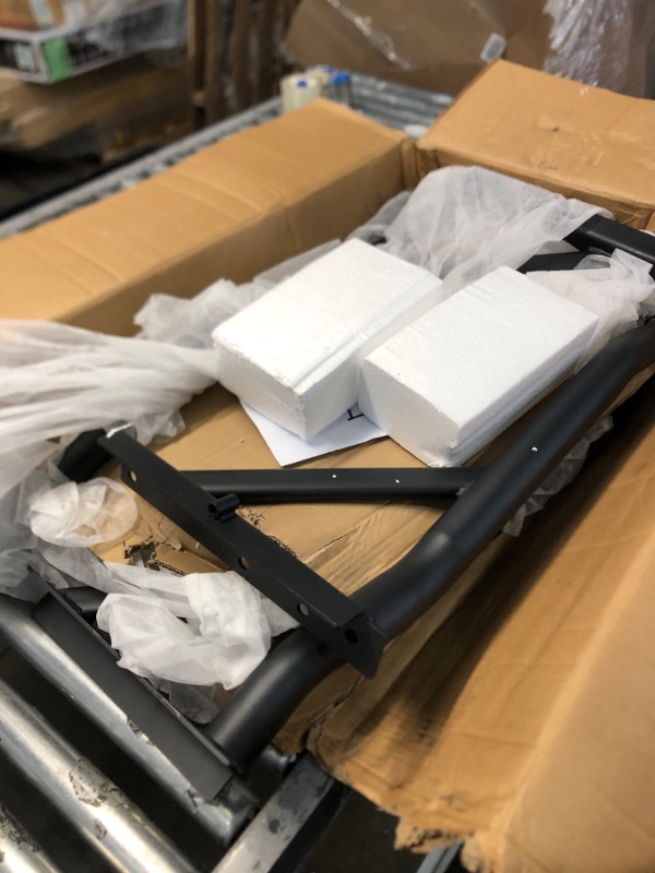 Photo 1 of OUTPRIZE No-Drill Truck Rack, Heavy Duty Steel Extendable Truck Bed Ladder Rack, 800 lb. Capacity