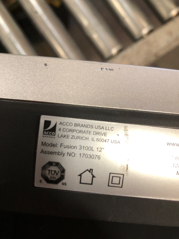 Photo 3 of GBC Swingline Fusion 3100L 12" Laminator, 1 Minute Warm-up, 3-7 Mil