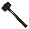 Photo 2 of 16 oz. Black Rubber Mallet Fiberglass Handle