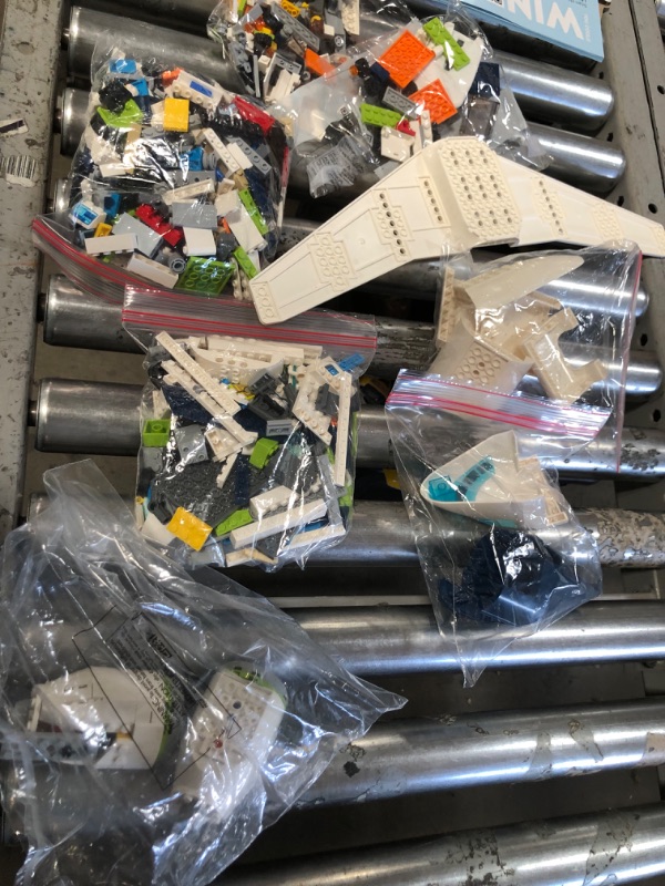 Photo 1 of (READ FULL POST) Lego City Passenger Airplane 60367 Building Toy Set; Fun Airplane STEM Toy for Kids with a Large Airplane, Passenger Bus, Luggage Truck, Container Loader, and 9 Minifigures Standard Packaging